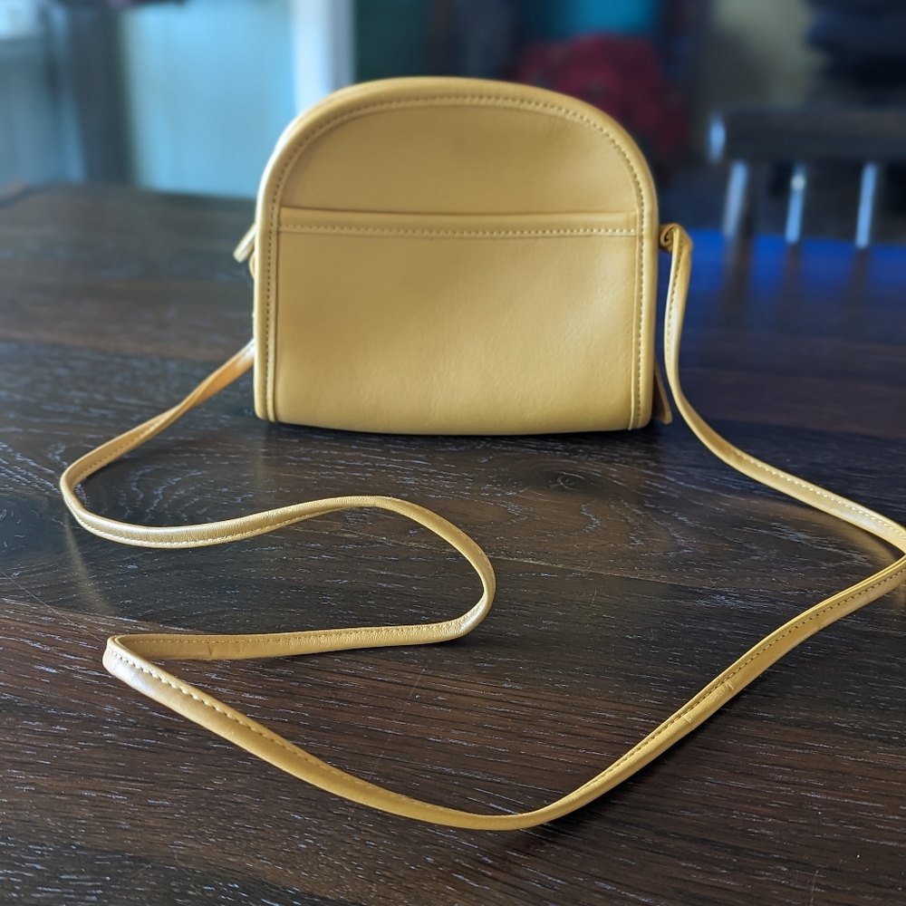 Coach Yellow Abbie Zip Bag Crossbody